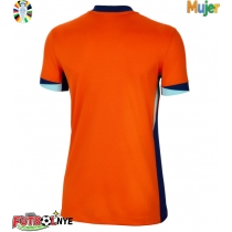 Camiseta Países Bajos Primera Equipación para mujer Eurocopa 2024 manga corta